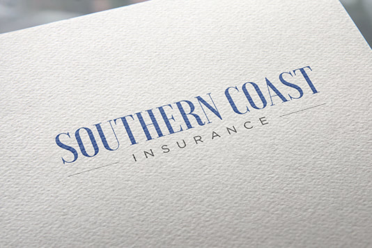 Southern Coast Insurance logo printed on a paper